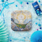 Assiettes En Carton Edvard Munch - Le Soleil 1912 (Fête)