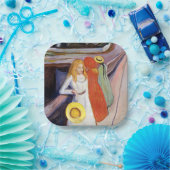 Assiettes En Carton Edvard Munch - Les filles sur le pont 1901 (Fête)