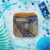 Assiettes En Carton Edvard Munch - The Scream 1893 (Fête)