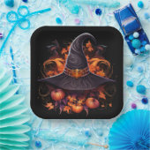 Assiettes en carton Eerie Echoes (Fête)