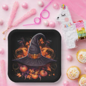 Assiettes en carton Eerie Echoes (Fête)