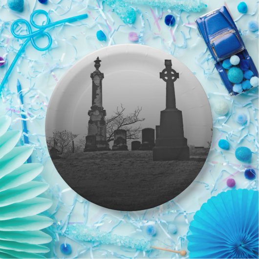 Assiettes En Carton Éffrayant (Fête)