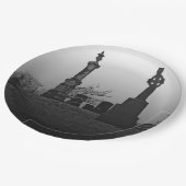 Assiettes En Carton Éffrayant (Angle)