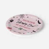 Assiettes En Carton ÉFFRAYANT ! Filles Halloween 1er fête d'anniversai (Angle)