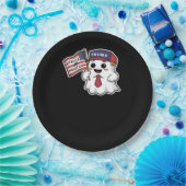 Assiettes En Carton Éffrayant, Halloween, Trick Ou Voter, J'Obtiens To (Fête)