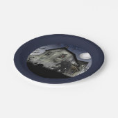 Assiettes En Carton Effrayant Halloween Werewolf (Angle)