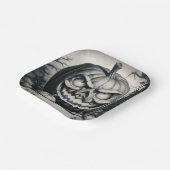Assiettes En Carton Éffrayant Jack-o'lanterne (Angulaire)