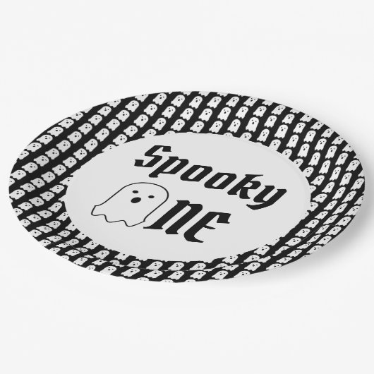 Assiettes En Carton Éffrayant un 1er anniversaire (Angle)