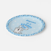 Assiettes En Carton Éffrayant un mignon drôle Halloween Ghost 1er anni (Angle)