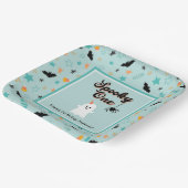 Assiettes En Carton Éffrayant Un Sexe Neutre Halloween 2e Anniversaire (Angulaire)