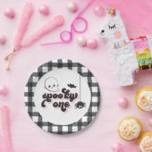 Assiettes En Carton Éffrayant Une Halloween 1er Anniversaire Plaques d (Fête)