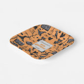 Assiettes En Carton Éffrayante Eclosion Halloween fête d'anniversaire (Angulaire)