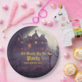Assiettes En Carton Éffrayante fête d'Halloween (Fête)