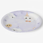 Assiettes En Carton Éffrayante Halloween mignonne Fête d'anniversaire (Angle)