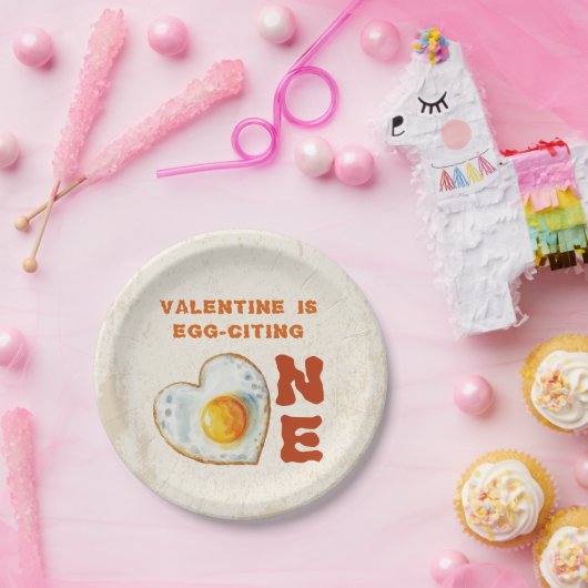 ASSIETTES EN CARTON EGG-CITING BBQ BABY BIRTHDAY (Fête)