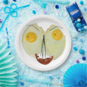 ASSIETTES EN CARTON EGG FACE (Fête)