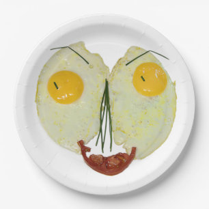 ASSIETTES EN CARTON EGG FACE
