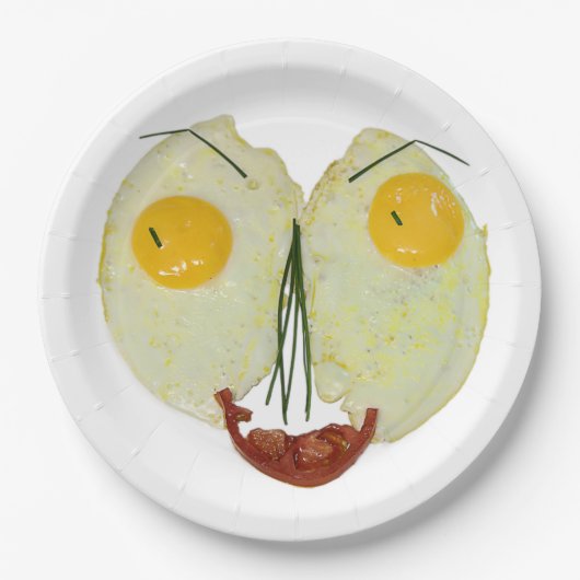 ASSIETTES EN CARTON EGG FACE (Devant)