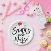 Assiettes En Carton Église de Santa's (Fête)