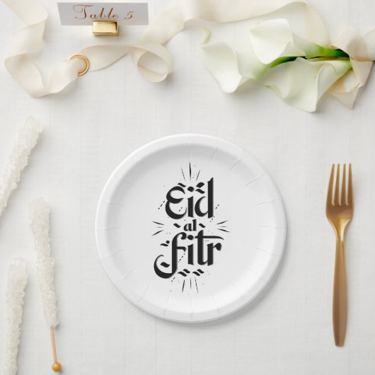 Assiettes En Carton Eid Al Fitr (Mariage)