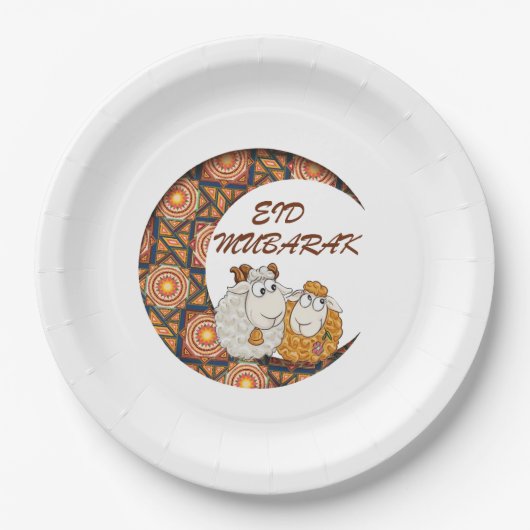 Assiettes En Carton eid aladha moubarak 2023 (Devant)