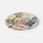 Assiettes En Carton électroménager, maisons, village, patchwork, couch (Angle)