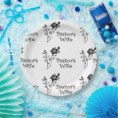 Assiettes En Carton Élégance de la femme pastorale (Fête)