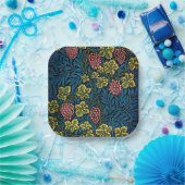 Assiettes En Carton Élégance intemporelle : William Morris Vine Motif (Fête)