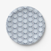 Assiettes En Carton Élégance Shell Stripe ! (Devant)