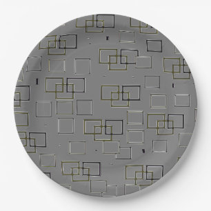 Assiettes En Carton Élégance urbaine