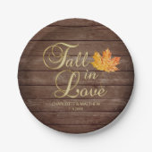 Assiettes En Carton Élégant automne automne automne dans l'amour Maria (Devant)