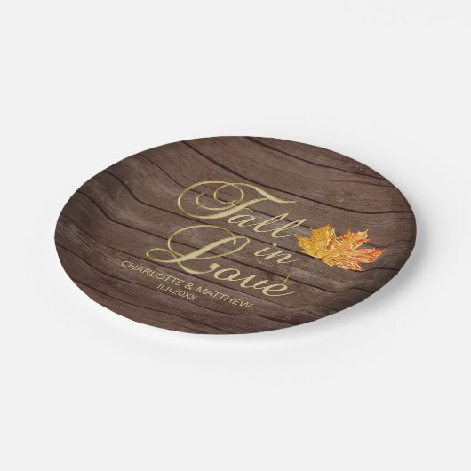 Assiettes En Carton Élégant automne automne automne dans l'amour Maria (Angle)