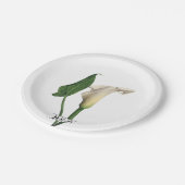 Assiettes En Carton Elégant blanc Calla Lily Vert Mariage botanique (Angle)