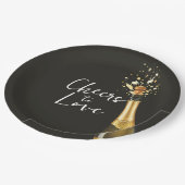 Assiettes En Carton Elegant Champagne Wedding (Angle)