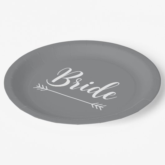 Assiettes En Carton elegant chic BRIDE | (Angle)