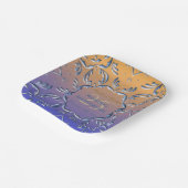 Assiettes En Carton Élégant Classic Fancy 25e anniversaire de Mariage (Angulaire)