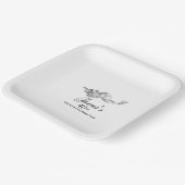 Assiettes En Carton Elégant Classic Golf 40th Birthday Party Custom (Angulaire)