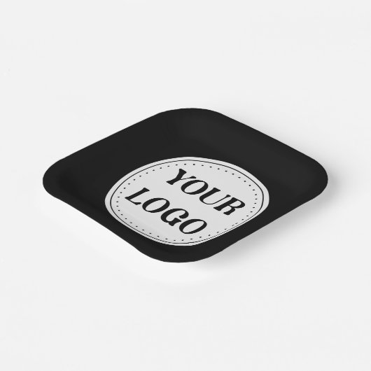 Assiettes En Carton Élégant, contemporain, poli et personnalisable. (Angulaire)