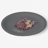 Assiettes En Carton Elegant Derby Party (Angle)