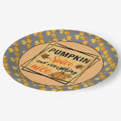 Assiettes En Carton Élégant épice Citrouille tendance (Angle)