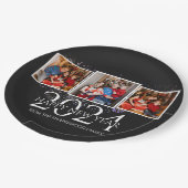 Assiettes En Carton Elégant Feu d'artifice moderne Joyeux Nouvel An Tr (Angle)