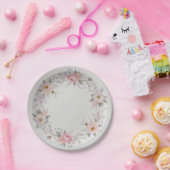 Assiettes En Carton Élégant fleur sauvage Floral Pattern mariage d'été (Fête)