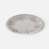 Assiettes En Carton Élégant fleur sauvage Floral Pattern mariage d'été (Angle)