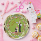 Assiettes En Carton Elégant Funny Butler Anniversaire (Fête)