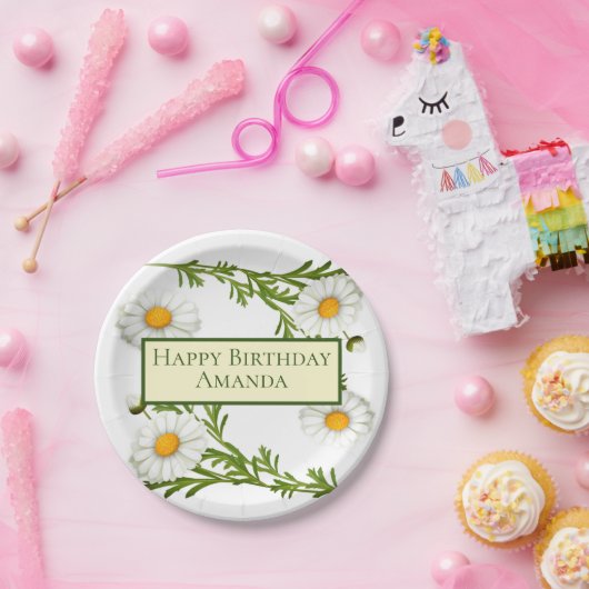 Assiettes En Carton Élégant gâteau (Fête)