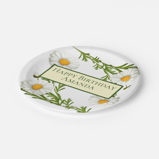 Assiettes En Carton Élégant gâteau (Angle)