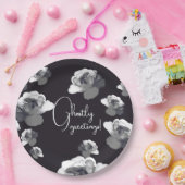 Assiettes En Carton Elégant Halloween Salutations Ghomajorité Rose (Fête)