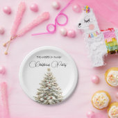 Assiettes En Carton Élégant Joyeux Noël (Fête)