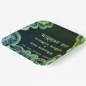 Assiettes En Carton Elegant Lace" Collection Faire-part de mariage (Angulaire)