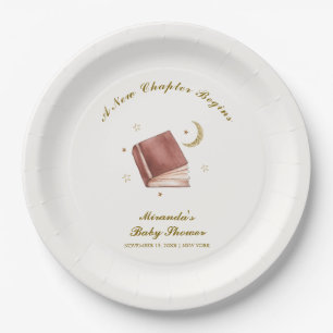 Assiettes En Carton Elégant livre Boho Moon Star Baby shower